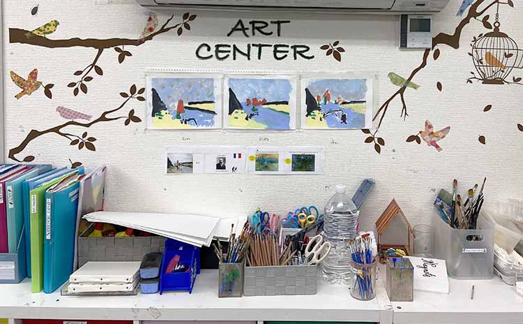 The art corner at GKP